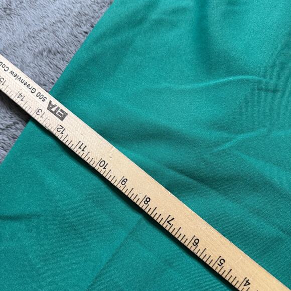 Vintage 90s Bend Over Levis Pants NWT Womens 18 Green Pull On Tapered Leg Formal - Picture 10 of 12